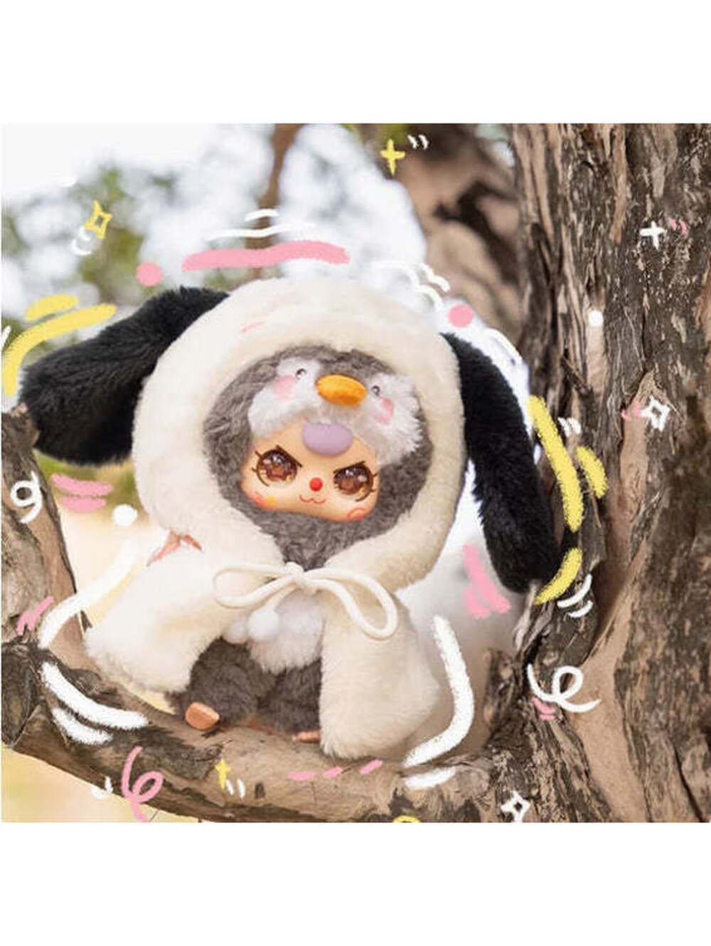 Baby Three I’m Not a Warrior Series Confirmed Plush - Dog Warrior